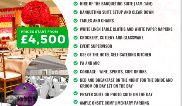 Our exclusive wedding offer 